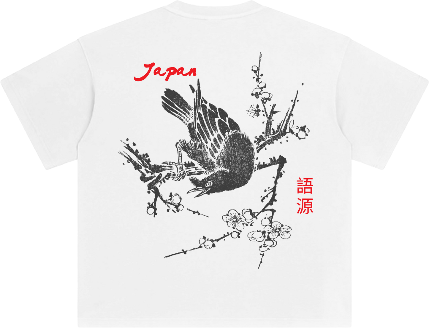 Japanese Crow Birds Tee