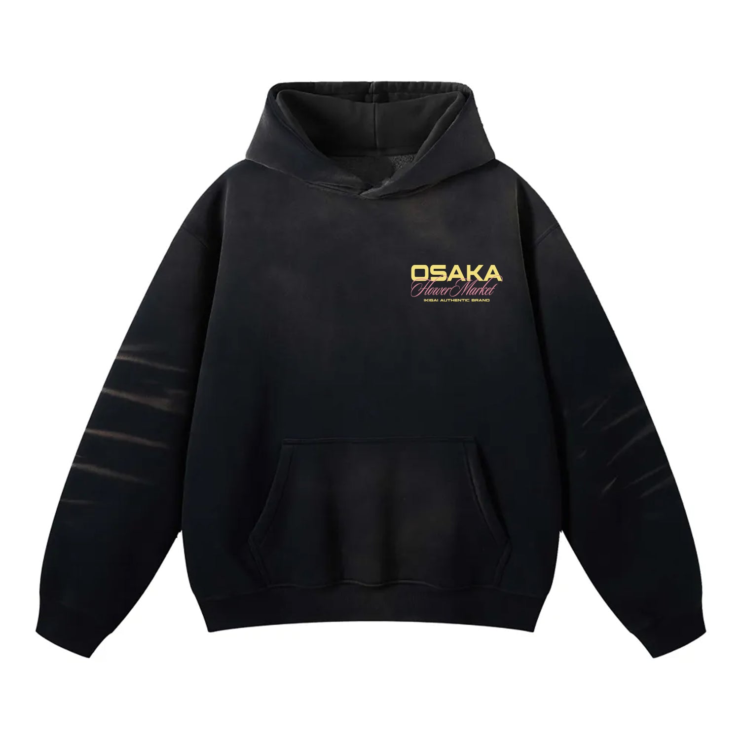 Osaka Flower Market Premium Sunfade Heavyweight Fleeced Hoodie