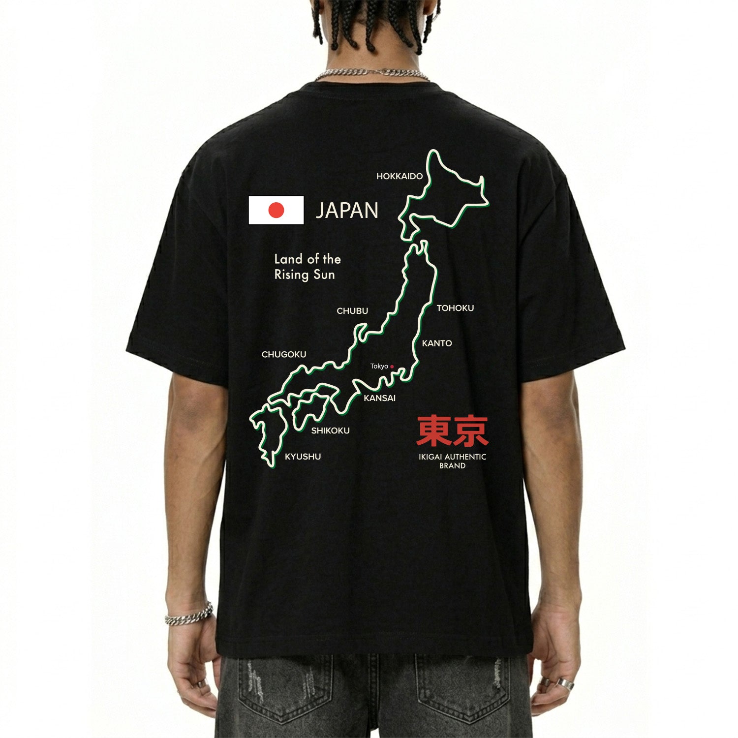 Rising Sun Map Tee