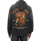 Tokyo Tattoo Studio Premium Sunfade Heavyweight Fleeced Hoodie