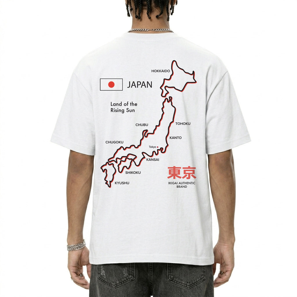 Rising Sun Map Tee