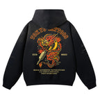 Tokyo Tattoo Studio Premium Sunfade Heavyweight Fleeced Hoodie