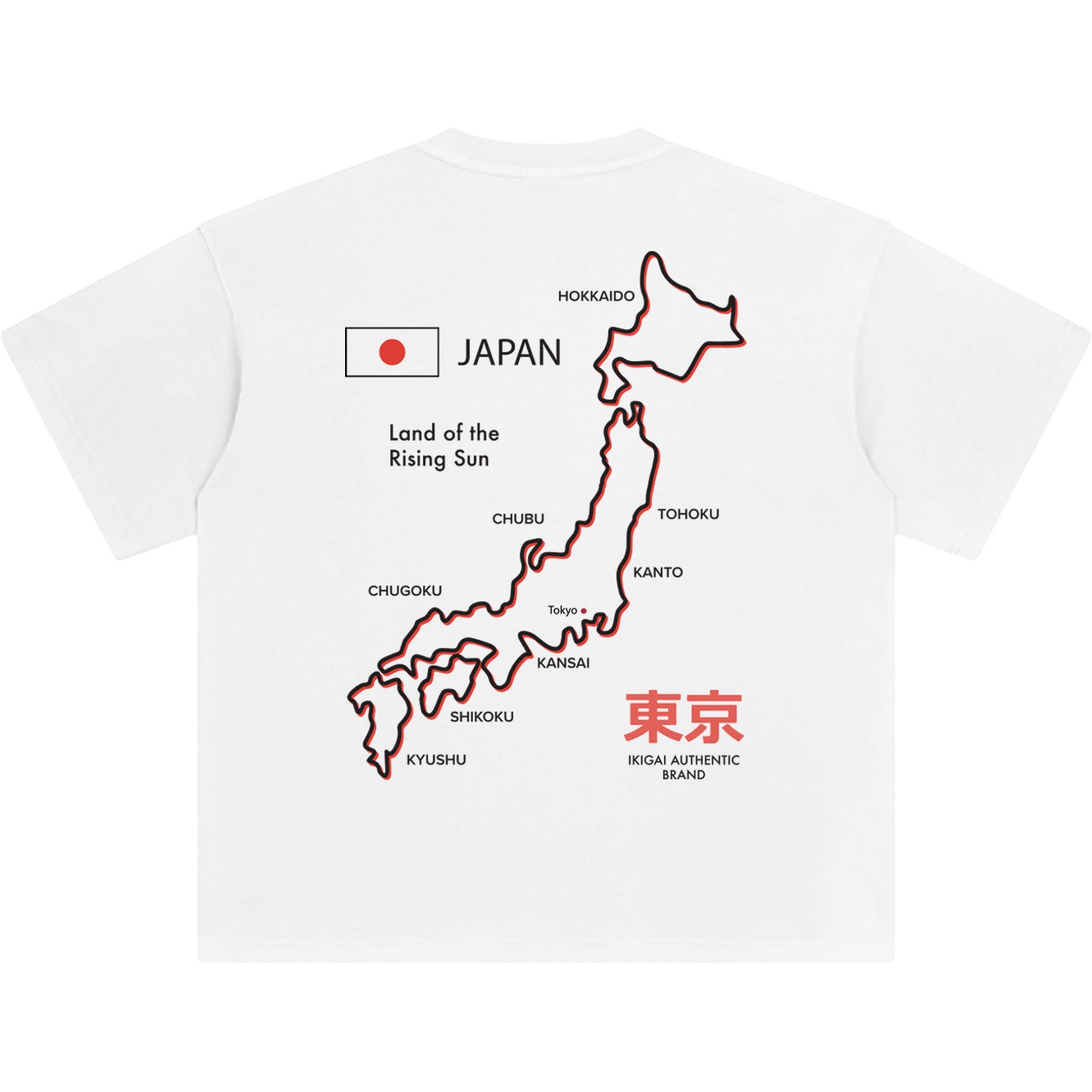 Rising Sun Map Tee