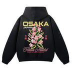 Osaka Flower Market Premium Sunfade Heavyweight Fleeced Hoodie