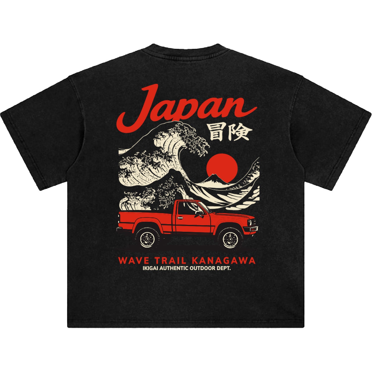 Wave Trail Kanagawa Tee