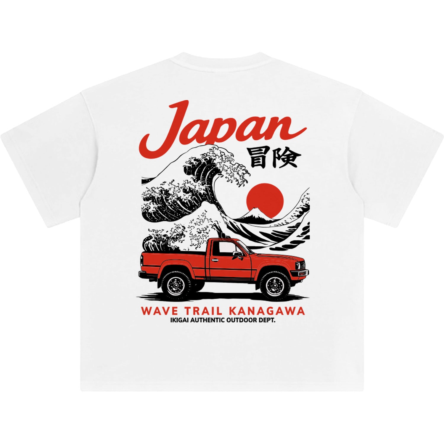 Wave Trail Kanagawa Tee