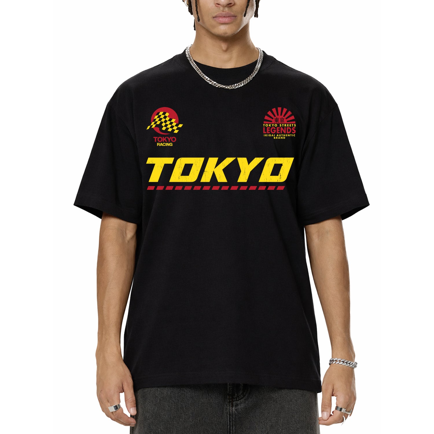 Tokyo Skyline Heavyweight Tee – Ikigai Authentic Clothing