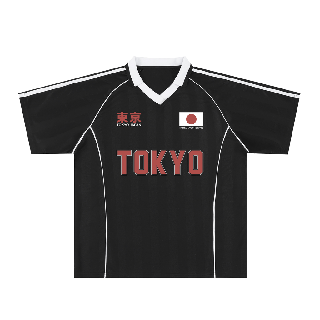 Shadow Stripe Collared Soccer Jersey