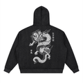 Sparkles Full Zip Boxy Hoodie Dragon