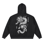 Sparkles Full Zip Boxy Hoodie Dragon
