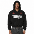 Boxy Cinched Hem Hoodie