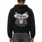 Boxy Cinched Hem Hoodie