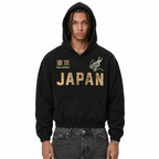 DRAGON Boxy Cinched Hem Hoodie