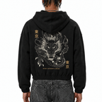 DRAGON Boxy Cinched Hem Hoodie