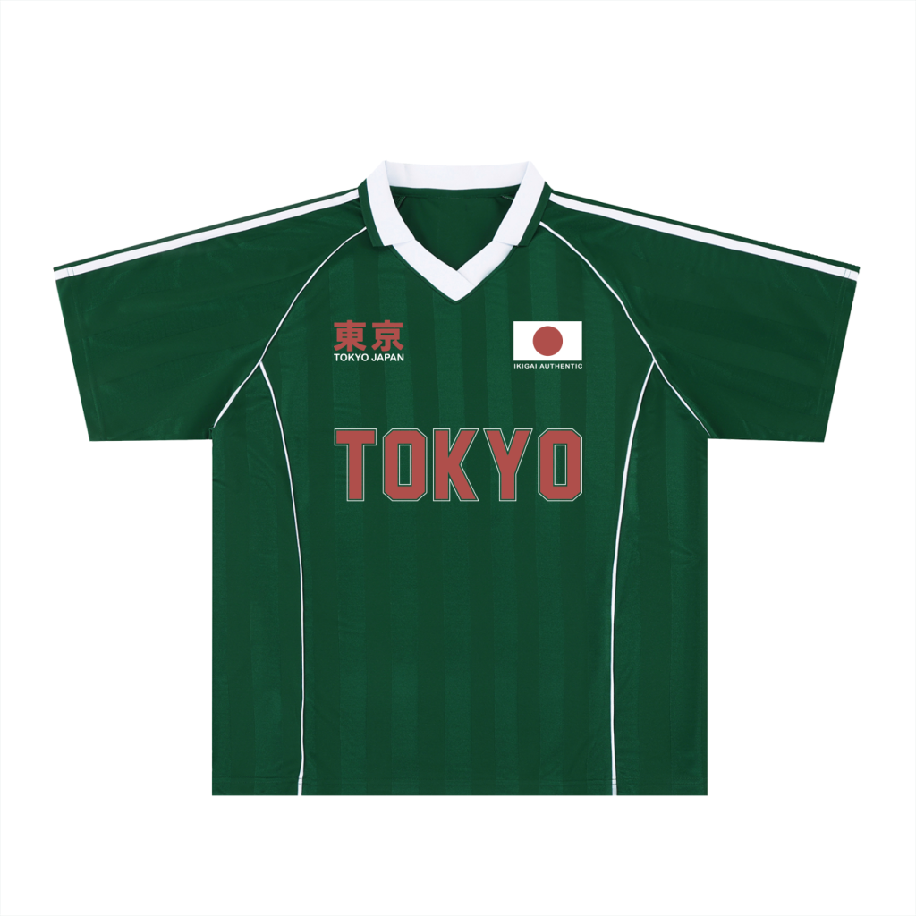 Shadow Stripe Collared Soccer Jersey