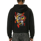 Japanese Flame Dragon Full-Zip Hoodie