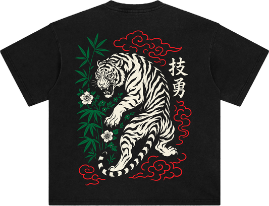 Tokyo White Tiger Tee
