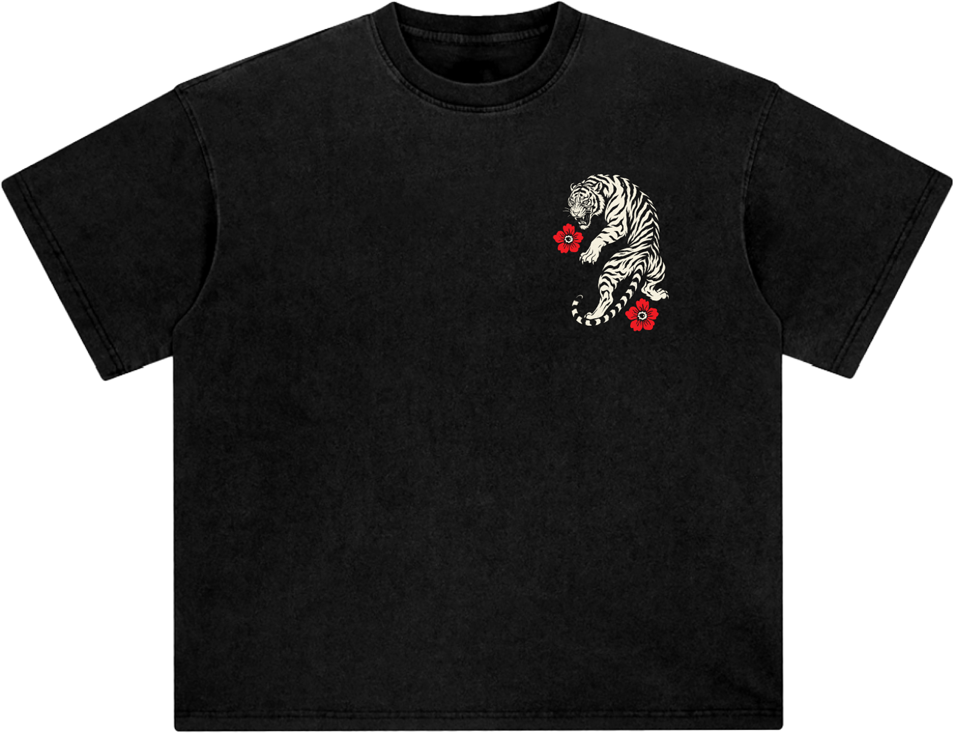 Tokyo White Tiger Tee