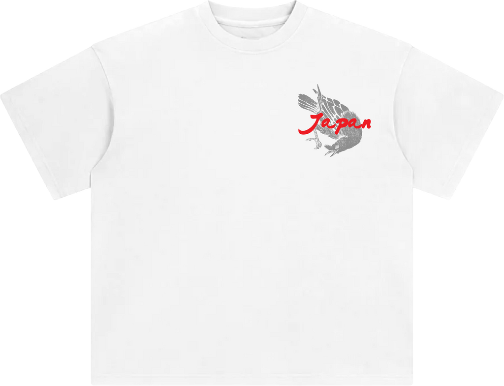 Japanese Crow Birds Tee