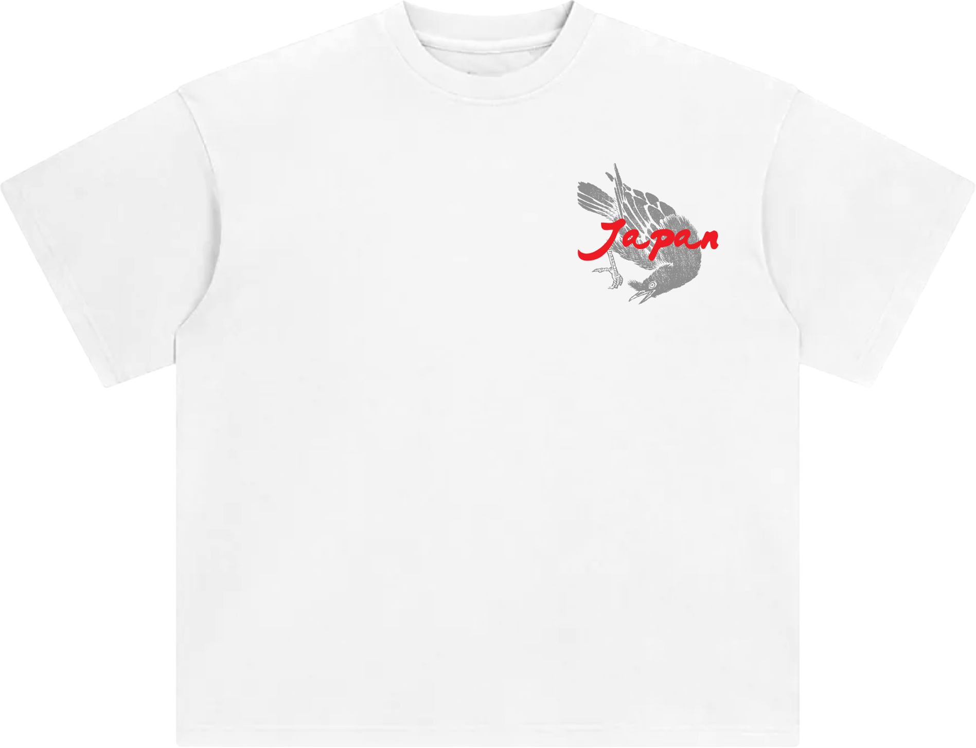 Japanese Crow Birds Tee