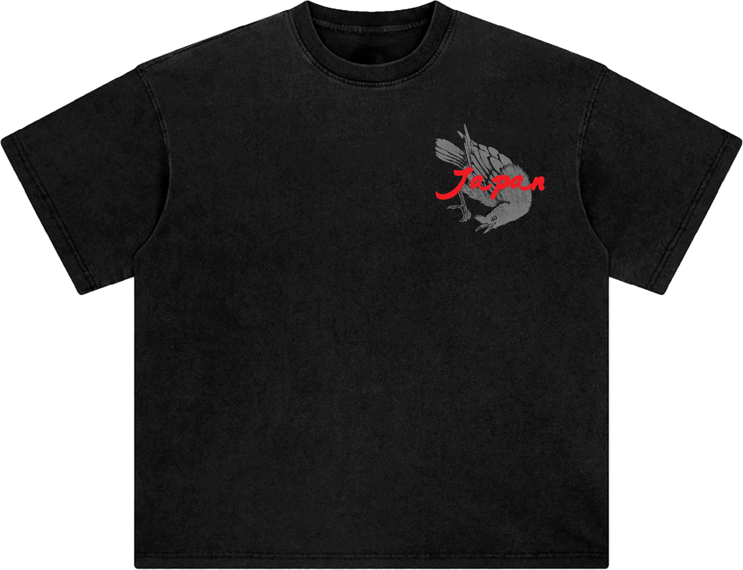 Japanese Crow Birds Tee