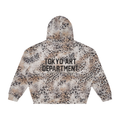 Vintage Wash Leopard Full Zip Hoodie
