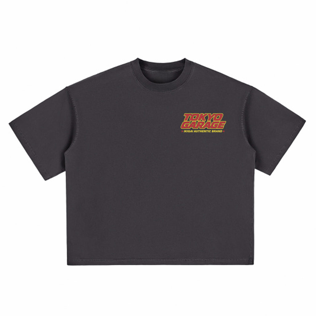 Premium Tokyo Garage Vintage Washed Boxy T-Shirt