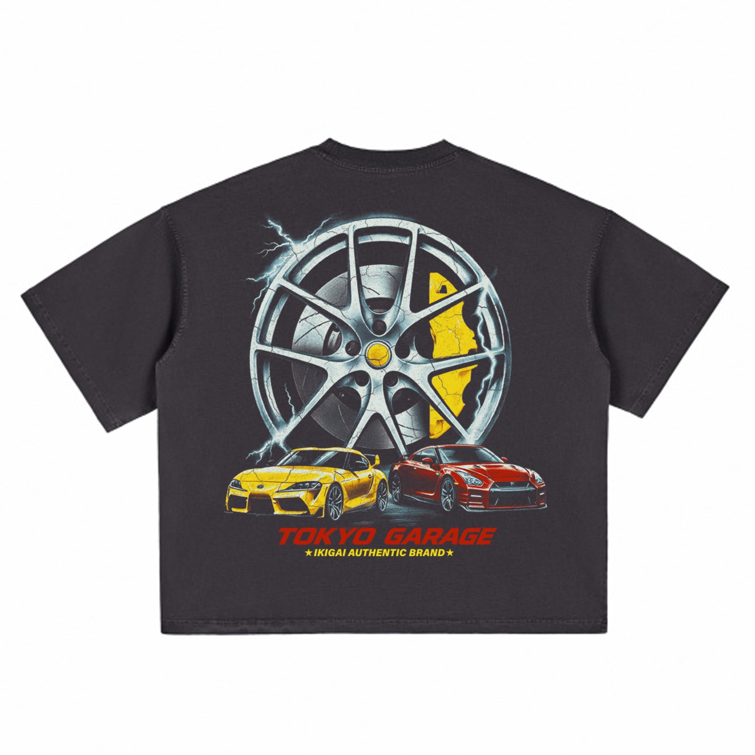 Premium Tokyo Garage Vintage Washed Boxy T-Shirt