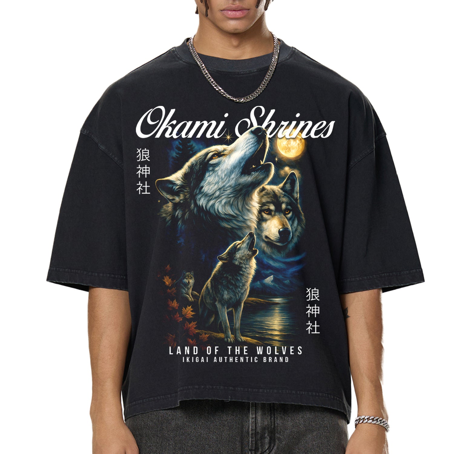 Premium Okami Vintage Washed Boxy T-Shirt