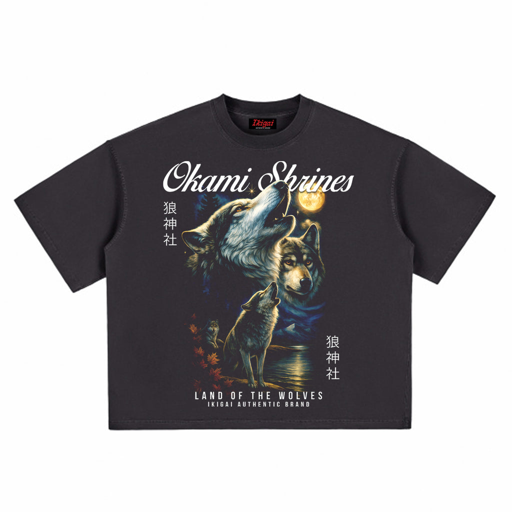 Premium Okami Vintage Washed Boxy T-Shirt