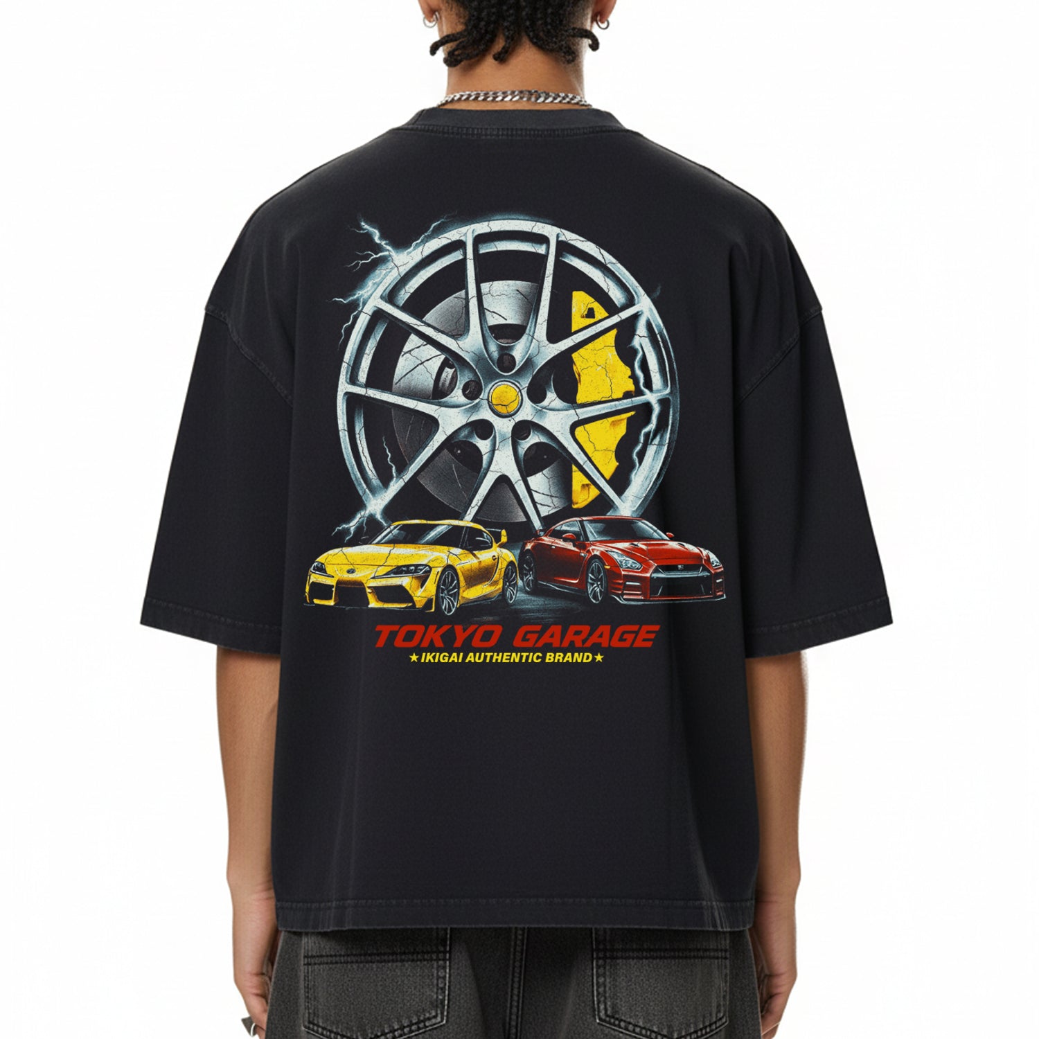 Premium Tokyo Garage Vintage Washed Boxy T-Shirt