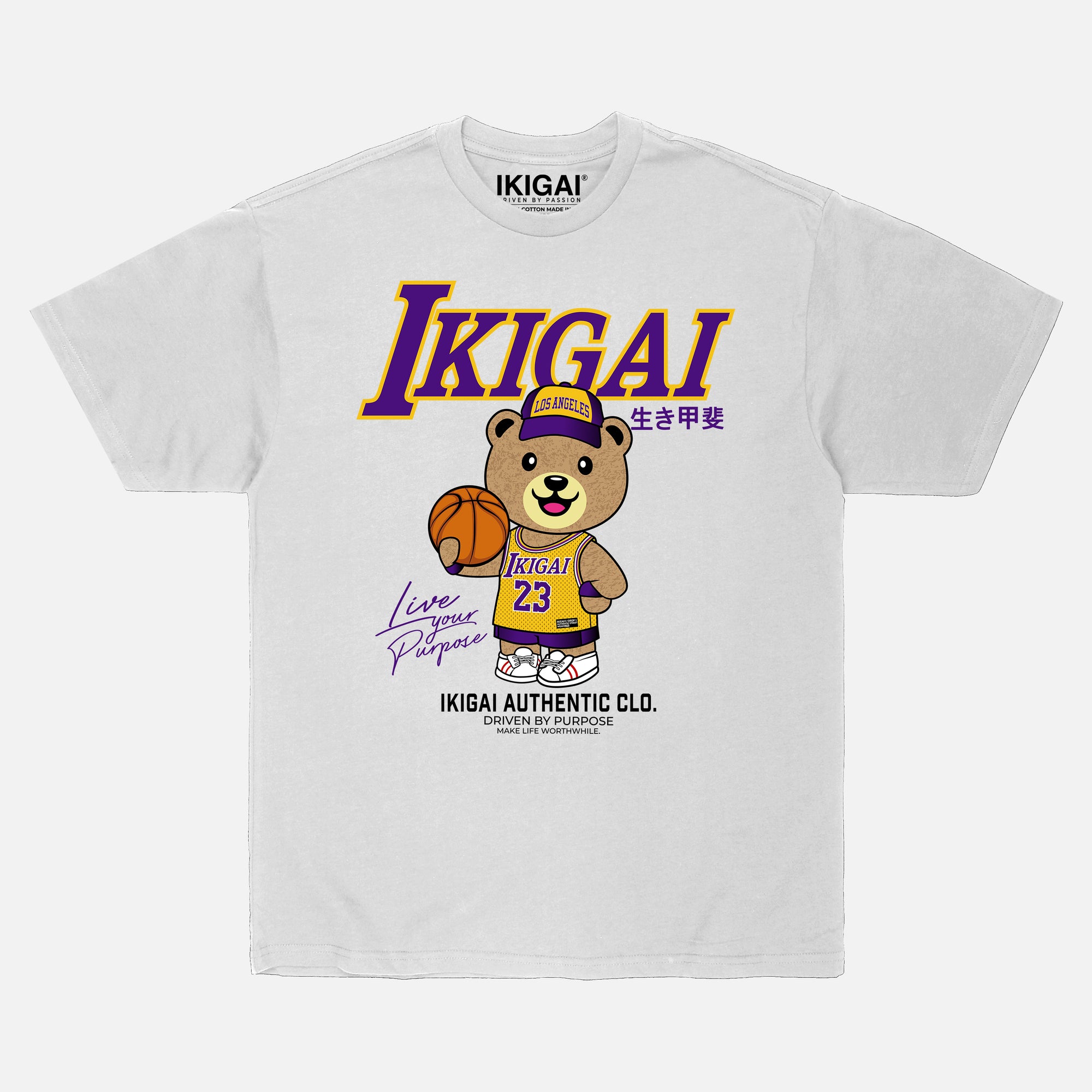 Los Angeles Lakers Graphic Design Tees - Lezgu Online Shopping
